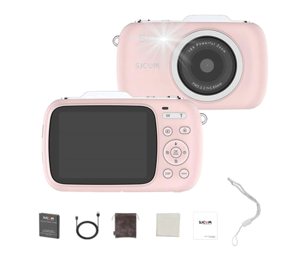 SJCAM ZV100 różowy SJ163449 - 1361120 - zdjęcie